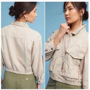 Women's Utility Jacket in Cream by Hei Hei - Anthropology
